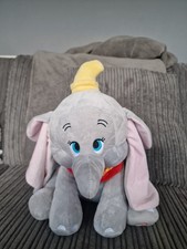 Disney Primark Dumbo Plush Light Up Cheeks 14" Soft Toy Working