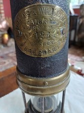 Vintage Thomas And Williams,  Aberdare Miners Lamp
