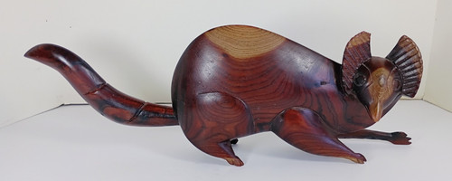 Vintage large hand - hand, carved