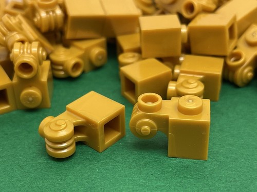 Lego brick with scroll open - lego, &