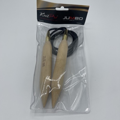 Knitpro jumbo birch knitting - birch:,