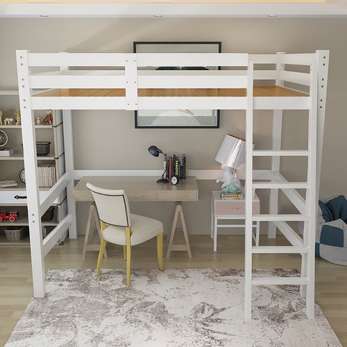 Loft bunk bed single - bed, kids