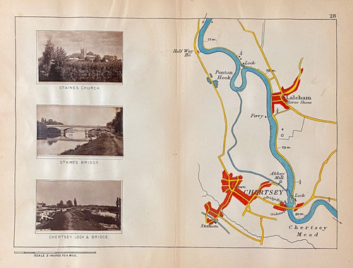 Map river thames - ,