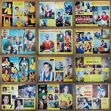 Charles Buchan Vintage Magazine Team Squad Pictures - Various Clubs / Seasons