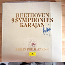RARE Signed By Karajan 9LP Box Set Beethoven 9 Symphonies Limited 555/2000