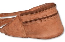 Organic leather bumbag - leather,