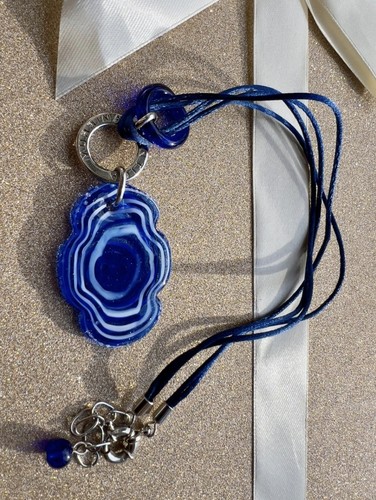 Antique murrina glass pendant - glass,