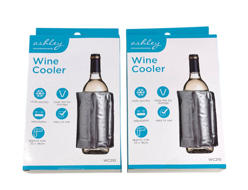 Wine bottle cooler - cooler, slip