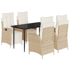 Patio Dining Set with Cushions