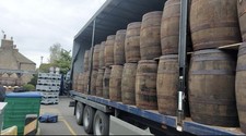 4 X Solid Oak Whisky Barrel