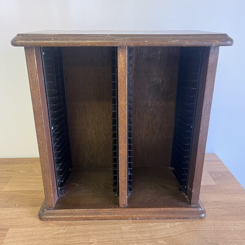Vintage wooden storage rack - vintage, cd