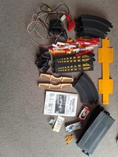 Scalextric set up Le Mans Cars. In basic working order Or for Spares/Repairs