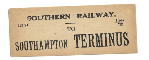 Southern railway luggage - sr,