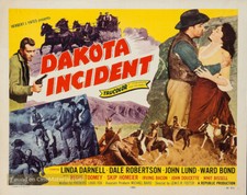 Dakota Incident 1956 Dvd. Dale Robertson. copy of public domain film. disc only