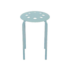 IKEA Marius light blue Stool stackable Multi Purpose Kitchen Breakfast Bathroom