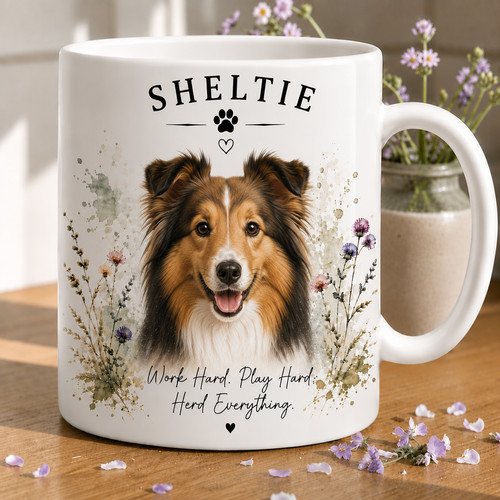 Sheltie dog lover gift - dog, |
