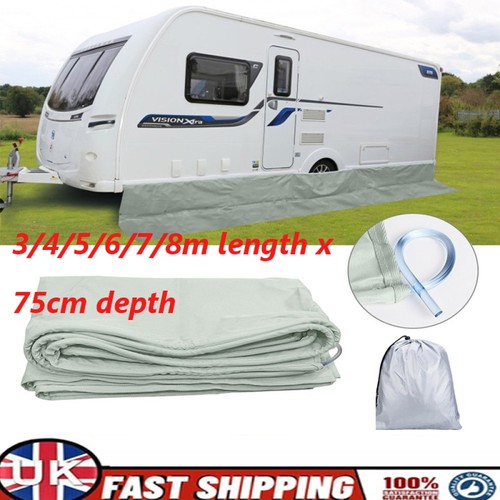 Caravan awning draught skirt - caravan,