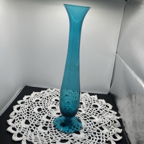 Collectible blue hand blown - blue,