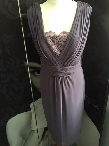 Jacques vert dress with lace - vert,
