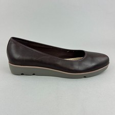 Clarks Evie Buzz Brown Leather