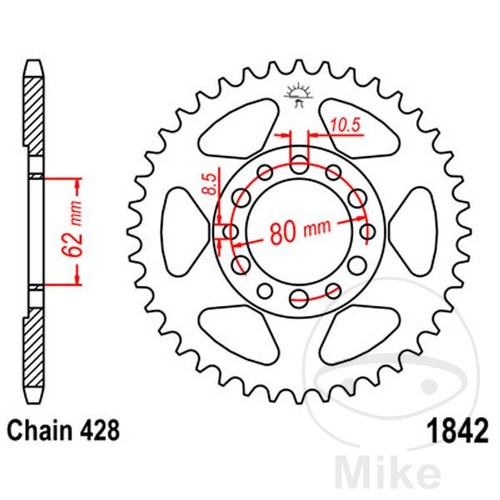 Sprockets transmission - jt,