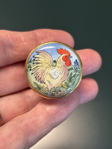 Staffordshire enamels rooster - enamels,