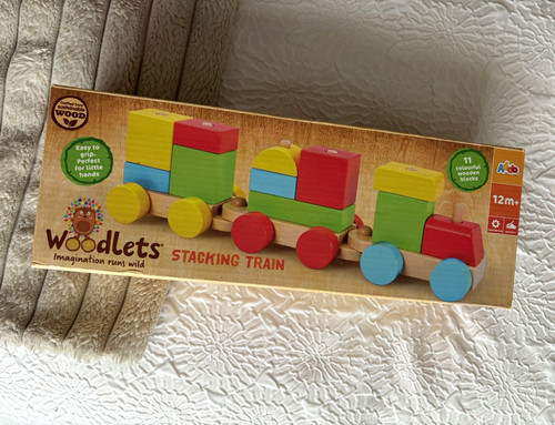 Woodlets wooden stacking train - woodlets,