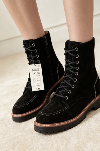 Suede and leather block - leather,
