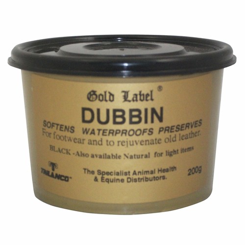 Gold label dubbin - label, care