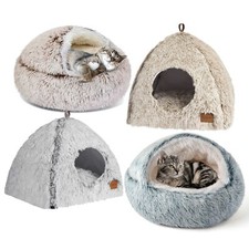 Cave Cat Bed Round Soft Plush