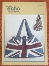 KNITTED UNION JACK HANDBAG