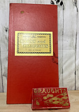 VINTAGE Hardwood Draughts Set