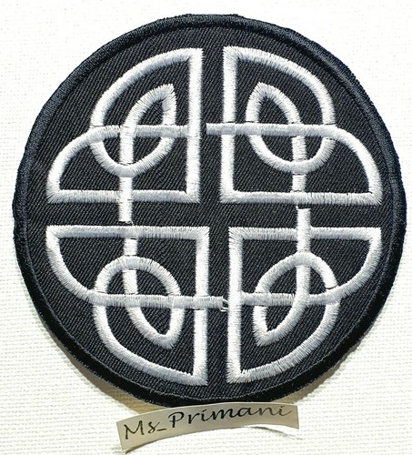 Embroidered celtic knot patch - celtic,