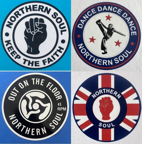 Northern soul vinyl sticker - northern,
