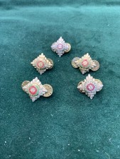 Officers Rank Pips Metal Tria