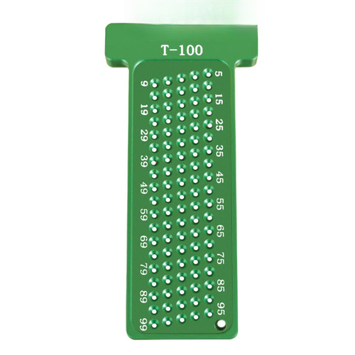 Square ruler 100mm - t,