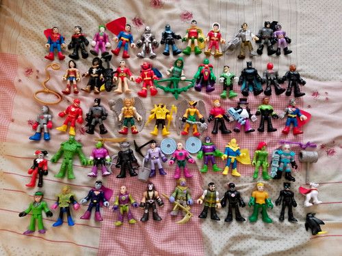 Imaginext figure lot heroes - lot,
