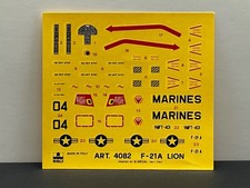 Decals for ESCI 1/48 F-21 Lion
