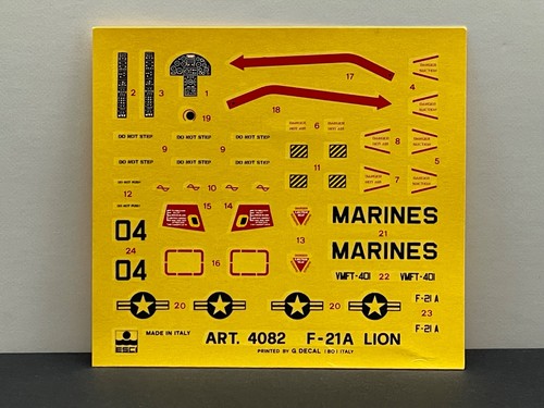 Decals for esci - 1/48, f-21