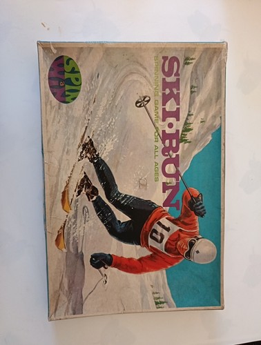 Vintage ski run spinning - ski,
