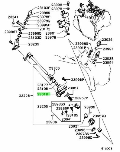 Housing gearshift for - housing,,
