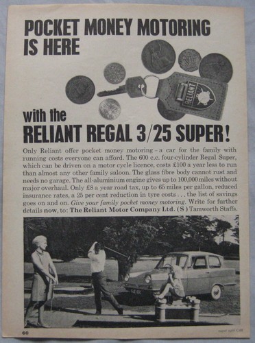 1966 reliant regal super - 1966,
