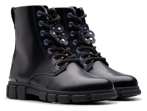 Clarks girls evyn top black - clarks,