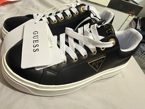 Guess black white - guess, logo