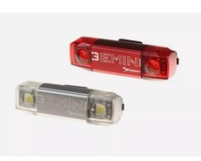 Moon Gemini Front and Rear Bike Light Set . USB Rechargeable