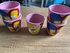 5x Simpsons Mini Plant Pots