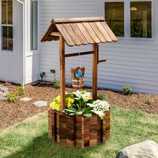 Rustic Wooden Wishing Well