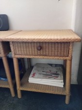 Lloyd Loom Bedside Tables With