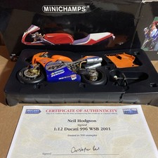 Neil hodgson signed minichamps - hodgson,