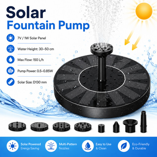 Solar fountain pump - pump, with